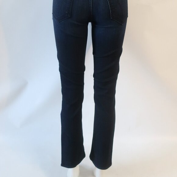 Womens Mother Blue Dark Wash The Mid Rise Dazzler Now or Never Denim Jean 27 - Picture 10 of 14